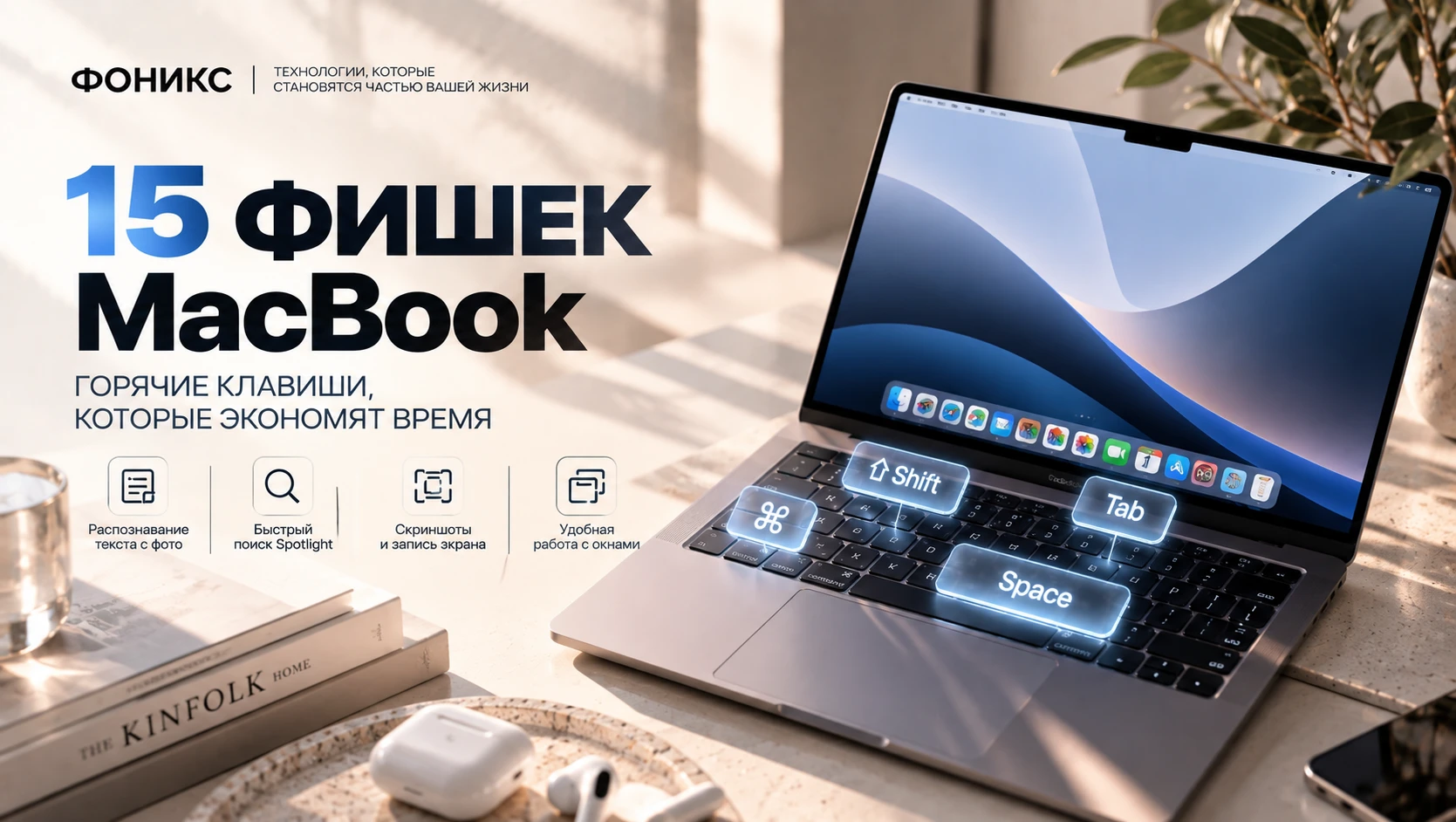 15 полезных фишек MacBook: горячие клавиши и функции, которые экономят время каждый день