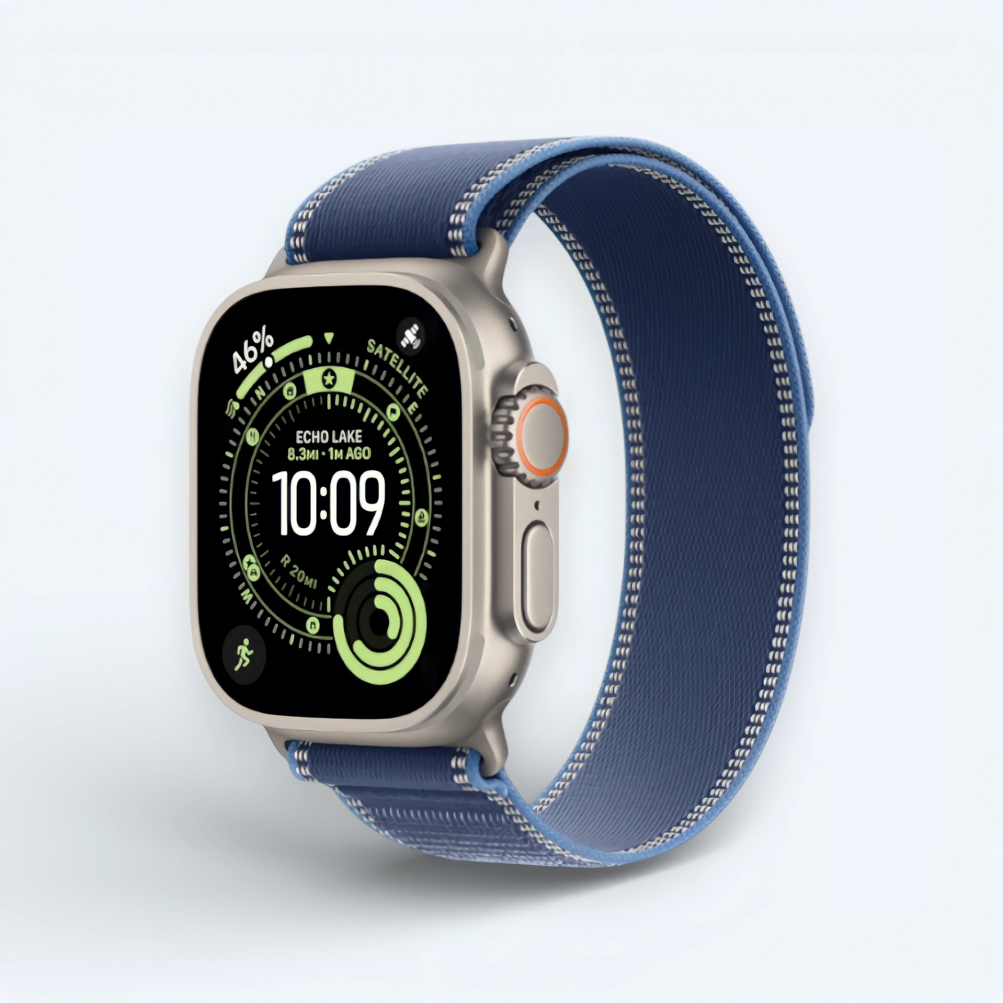 Часы Apple Watch Ultra 3 Титан с ремешоком Trail