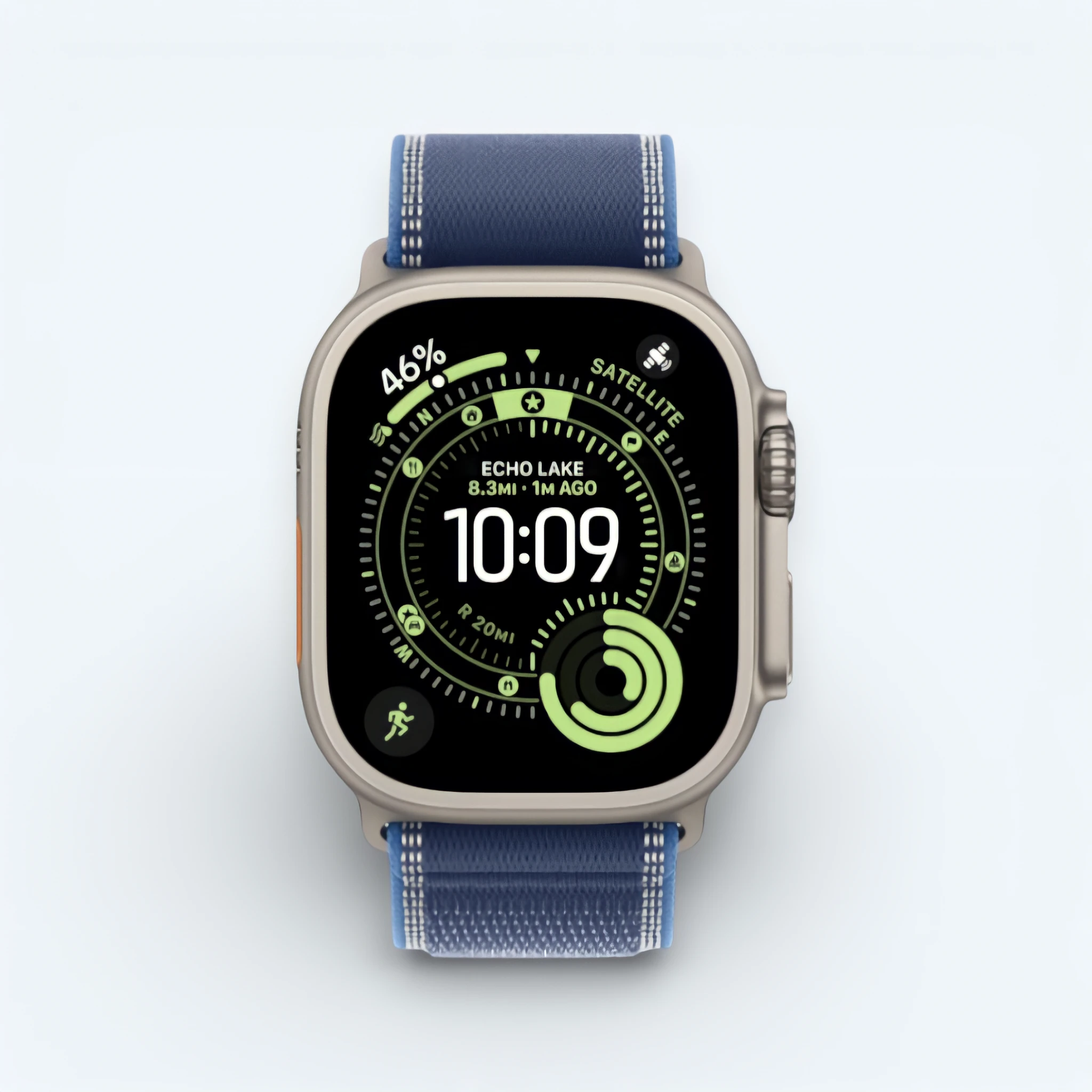 Часы Apple Watch Ultra 3 Титан с ремешоком Trail