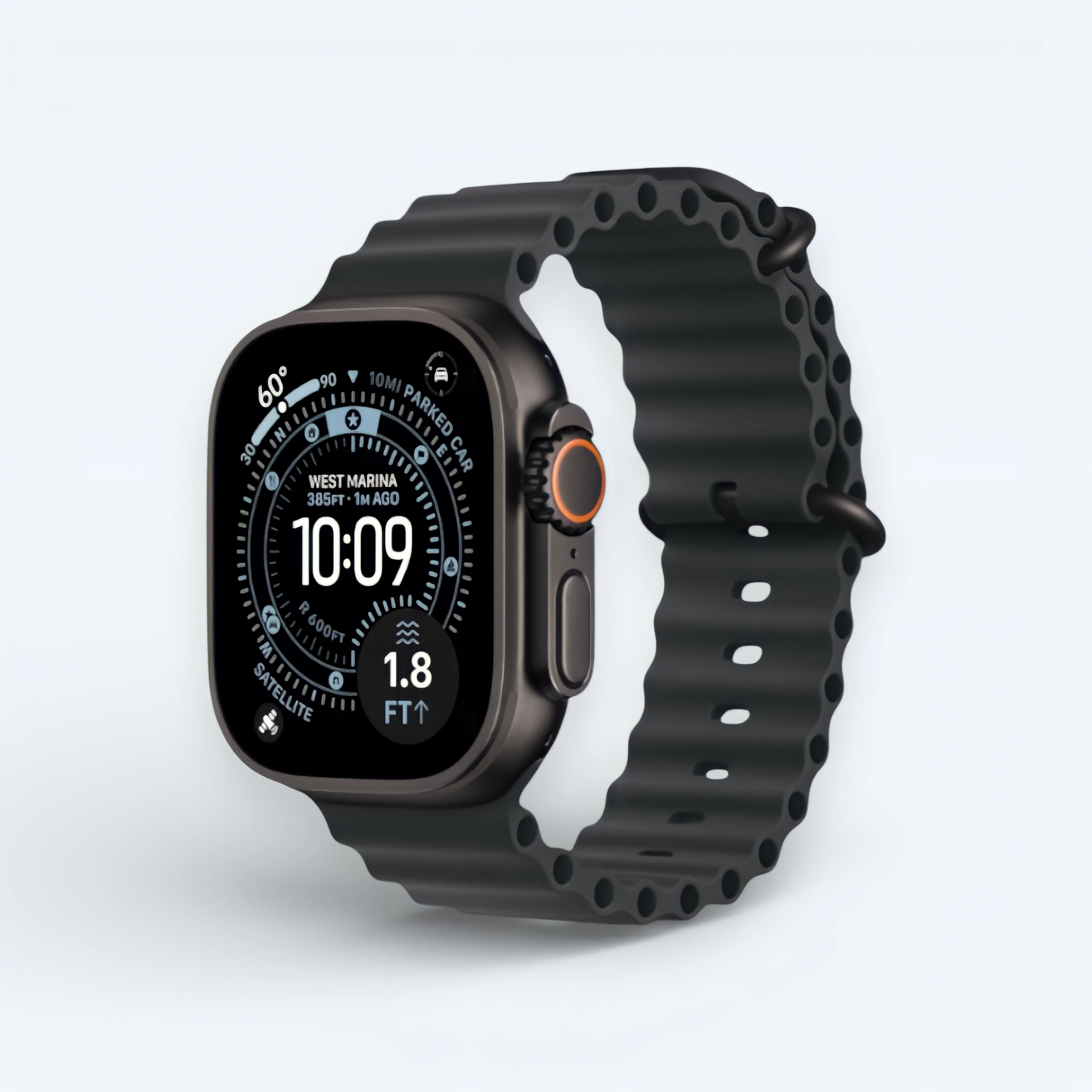 Часы Apple Watch Ultra 3 Титан с ремешком Ocean