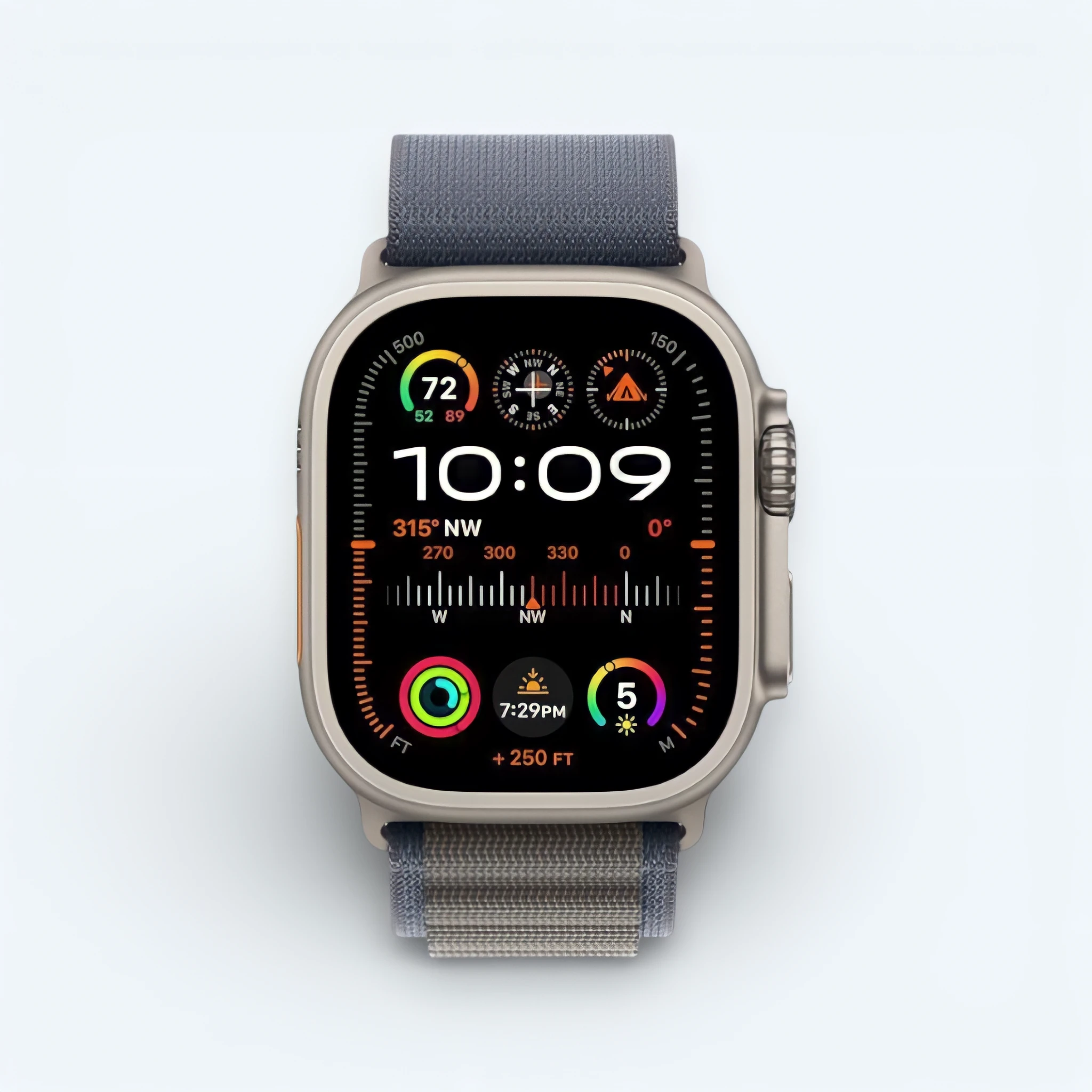Часы Apple Watch Ultra 2 Титан с ремешоком Alpine