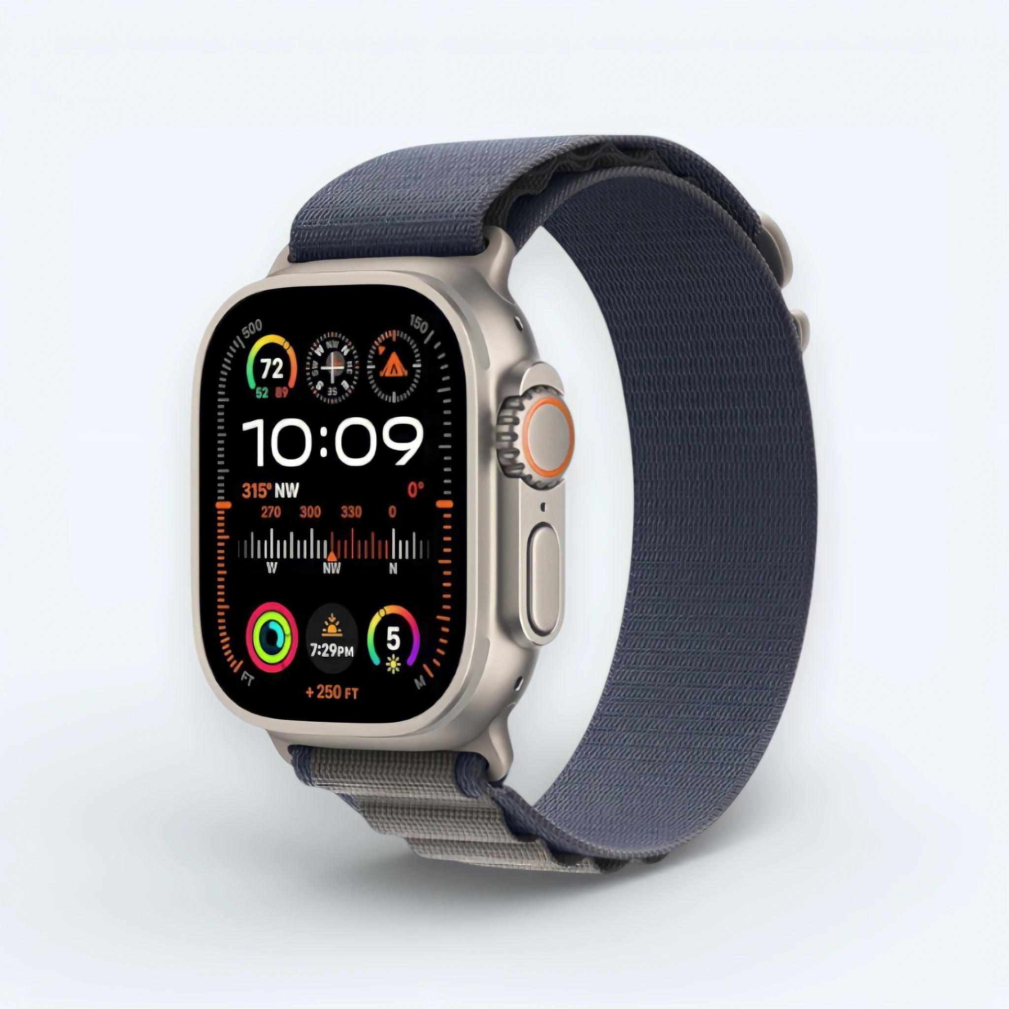 Часы Apple Watch Ultra 2 Титан с ремешоком Alpine