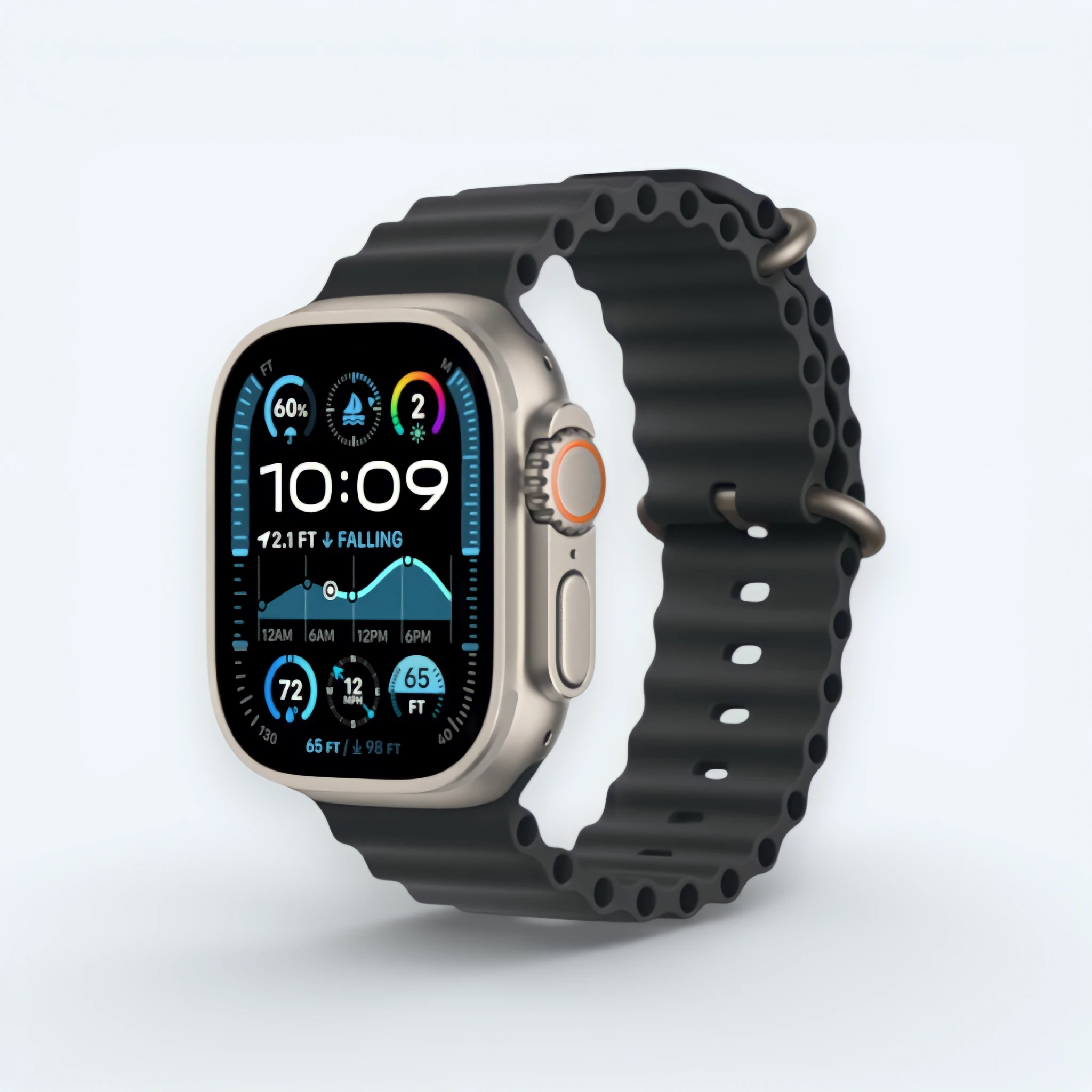 Часы Apple Watch Ultra 2 Титан с ремешком Ocean