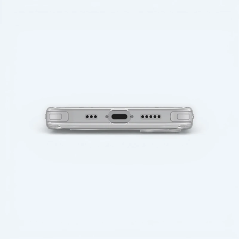 Прозрачный чехол MagSafe с подставкой Uniq Swivix для iPhone 16e