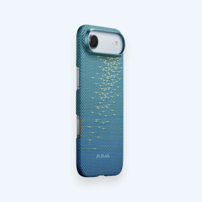 Ультра тонкий чехол Pitaka (PitaTap™) для iPhone 17 Air, Голубой
