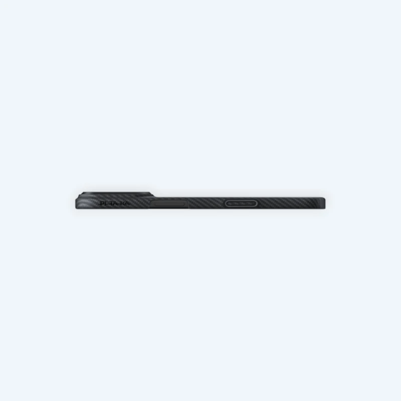 Ультра тонкий чехол Pitaka для iPhone 17 Pro и 17 Pro Max, Черный
