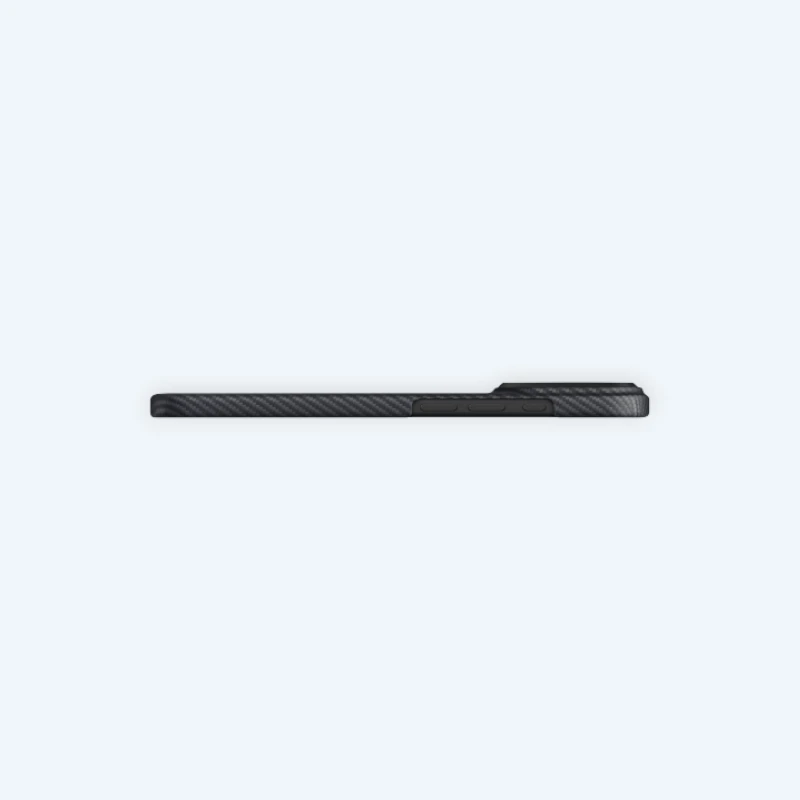 Ультра тонкий чехол Pitaka для iPhone 17 Pro и 17 Pro Max, Черный