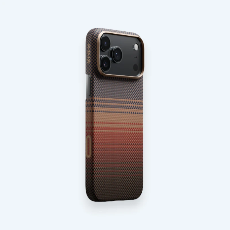 Ультра тонкий чехол Pitaka для iPhone 17 Pro и 17 Pro Max, «Закат» | Sunset