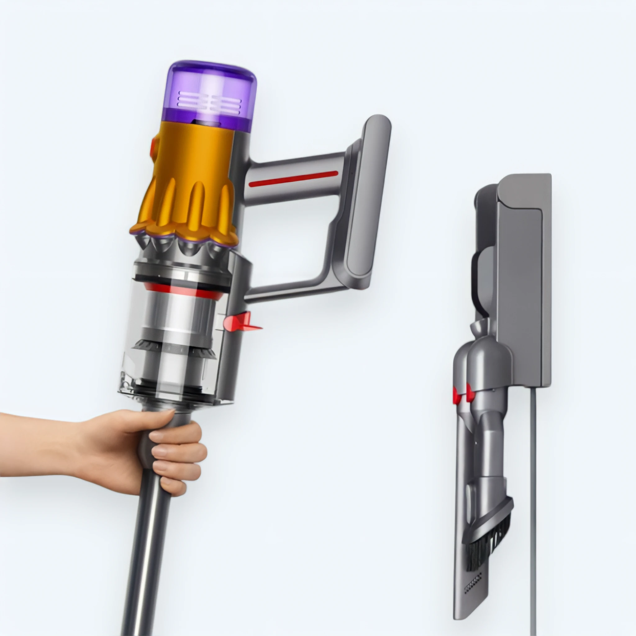 Беспроводной моющий пылесос Dyson V12s Slim Absolute Detected Submarin